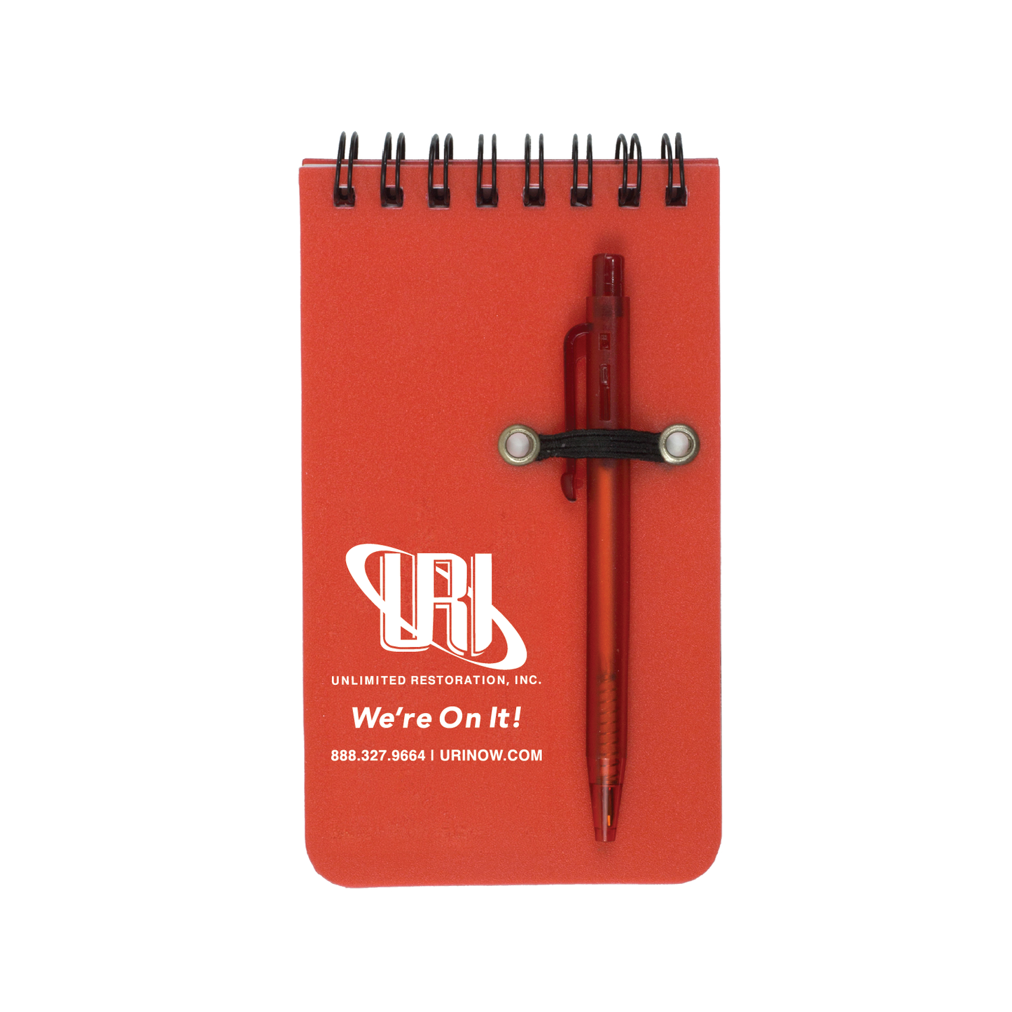 "MONTEREY" Pocket Sized Spiral Jotter Notepad Notebook with Pen