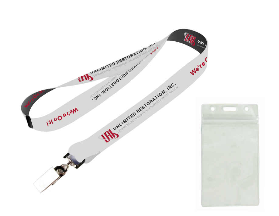 Lanyards W/Clear Bandge Holder