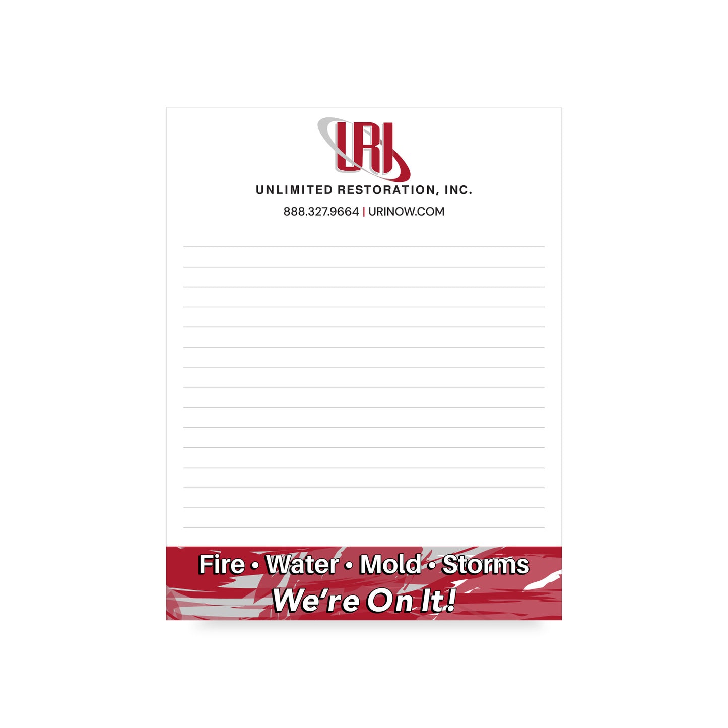 8.5" x 11" Scratch Pad, 25 Sheet