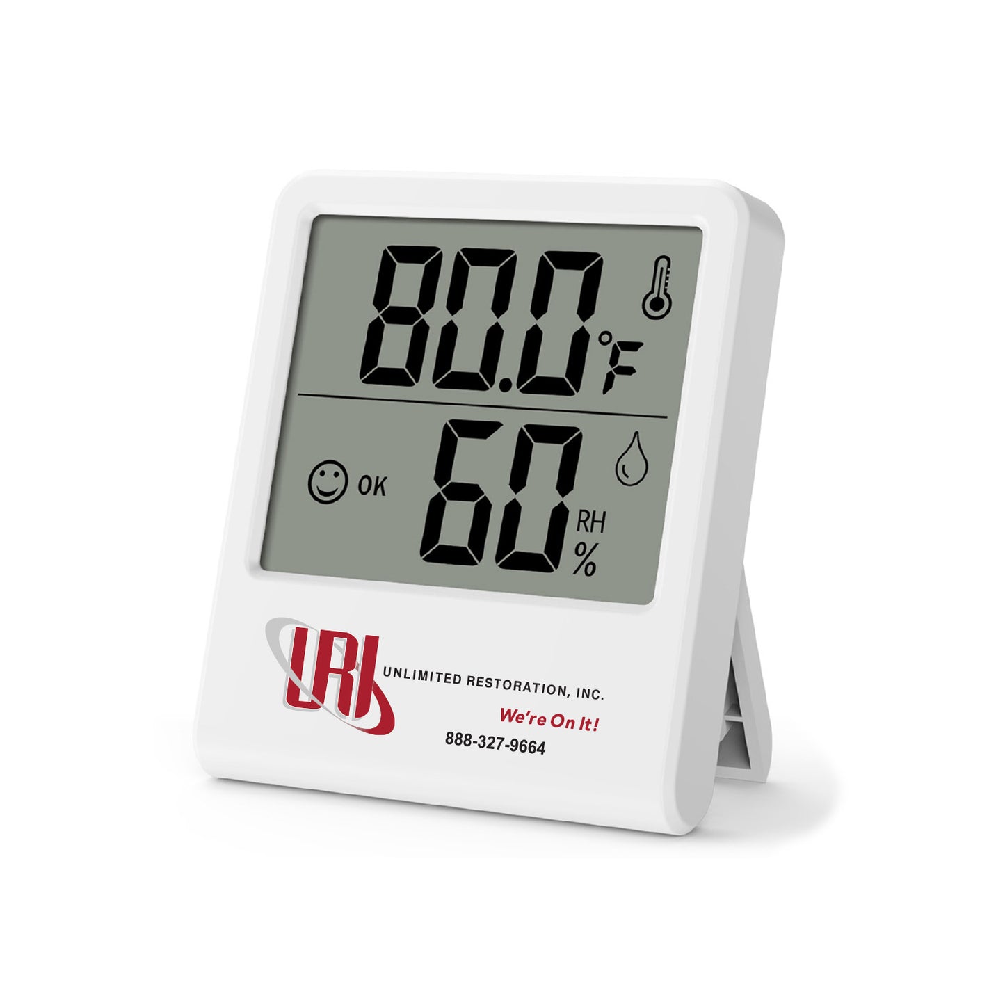 Thermometer & Hygrometer w/Batteries