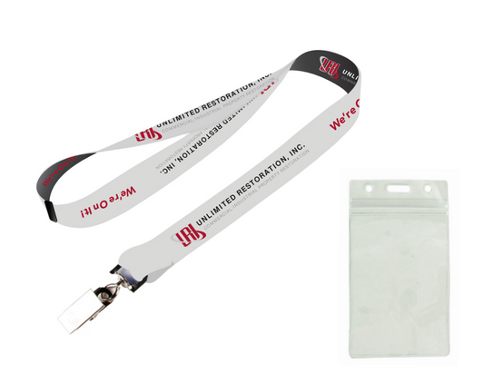 Lanyards W/Clear Bandge Holder